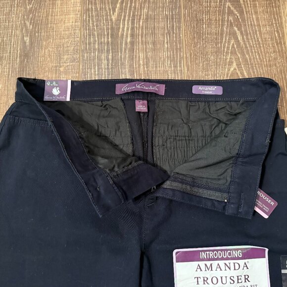 Gloria Vanderbilt Amanda Trouser Pants – Size 12S - Picture 12 of 14